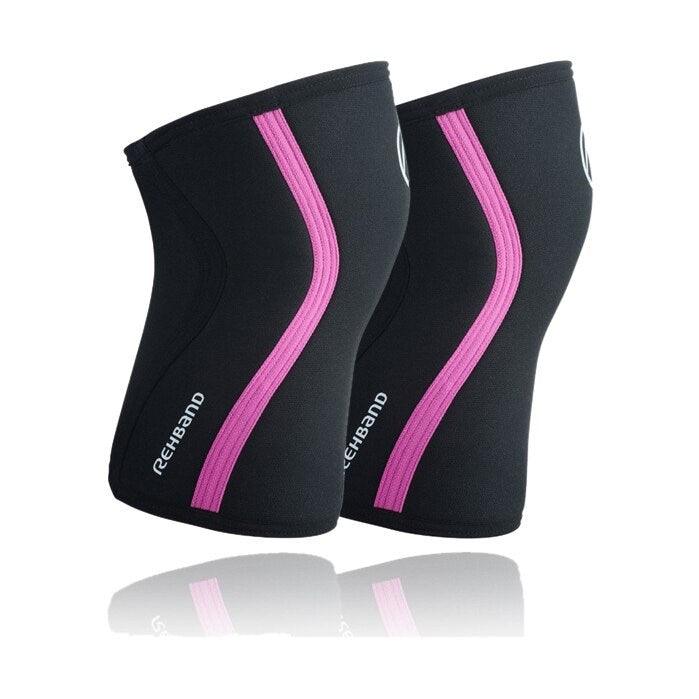 RX Knee Sleeve 7mm Blk/Pink - Industrial Athletic