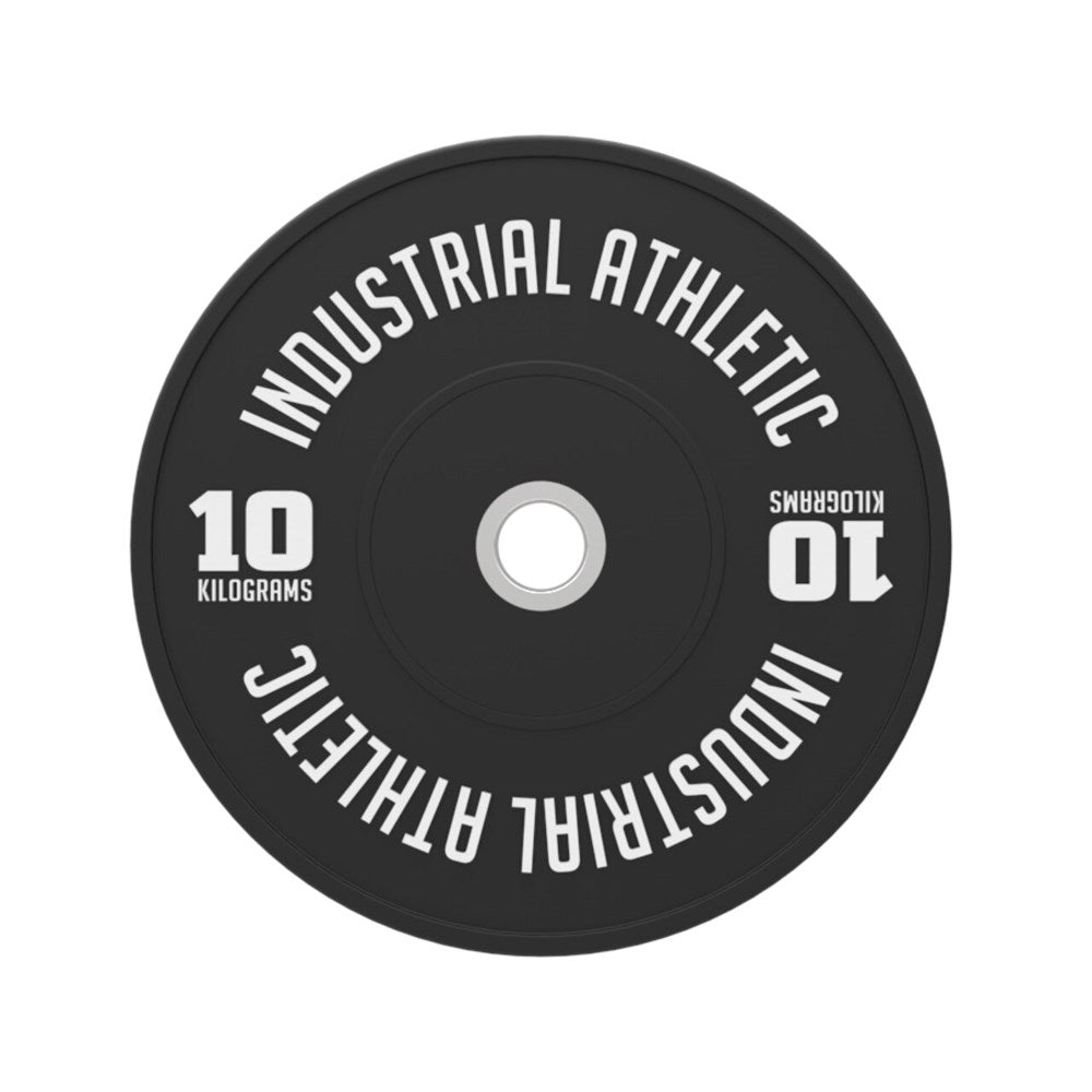 10kg HD Bumper Plate - Black - UA