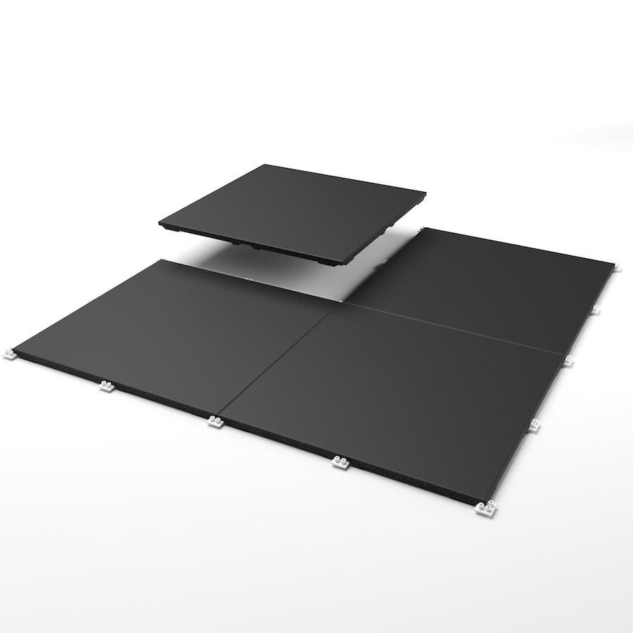 DURA-TILE Gym Flooring 20mm - 1m2 (4 x.5m2)