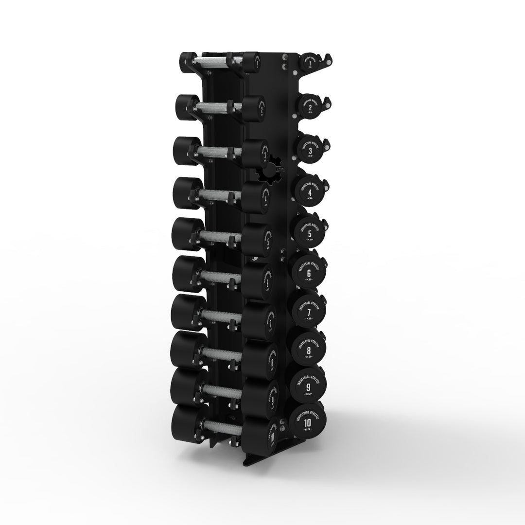 1-10kg Premium Dumbbell Set v2 (inc Tower)