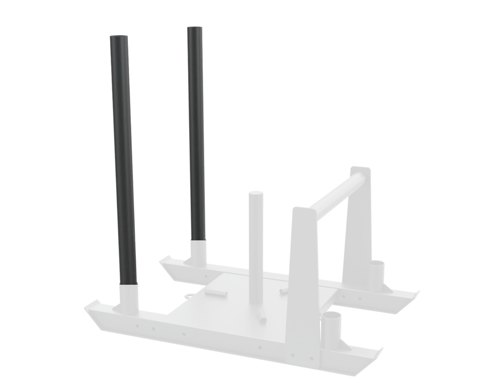 2 x Steel Poles Only