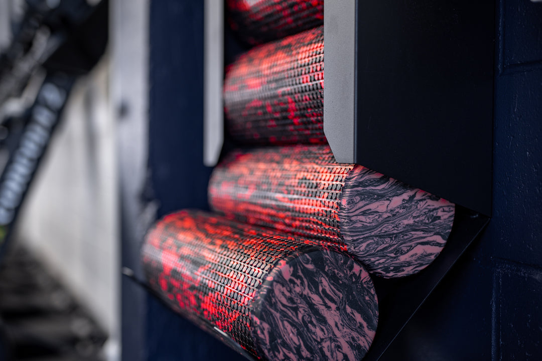 Wall Mount Foam Roller Storage - Industrial Athletic 