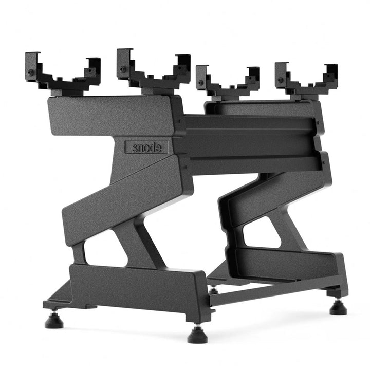 Snode Drop-proof Cast Iron Adjustable Dumbbell Stand - Industrial Athletic