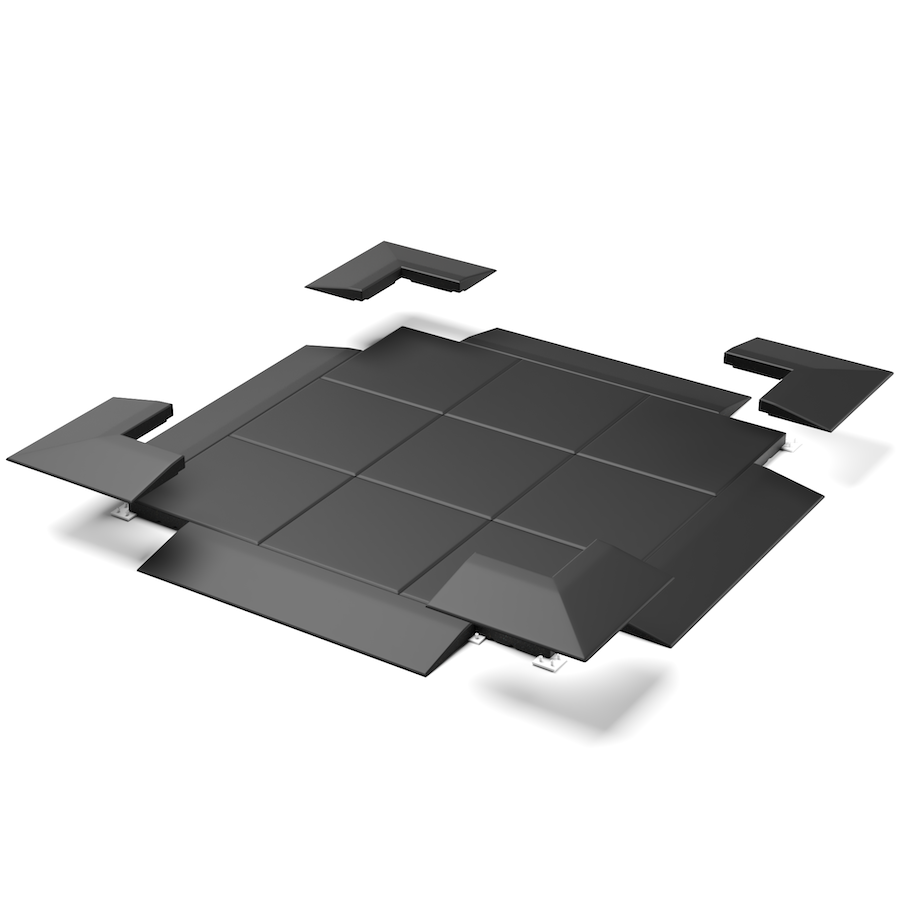 SHOCK-TILE Flooring Corner 50mm