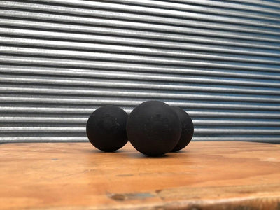 Lacrosse Ball - Black - Industrial Athletic