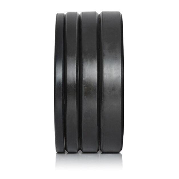 100KG Black Bumper Plates Set - Industrial Athletic