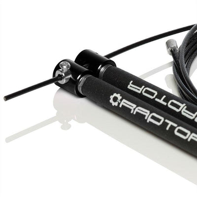 Raptor Alloy Speed Rope - Black - Industrial Athletic