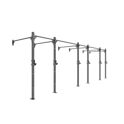 AXIS 3 Bay Wall Mount - Single Bars - Industrial Athletic