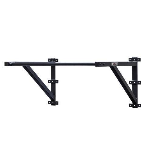 Space-saving steel pull-up bar for commercial or home gym.