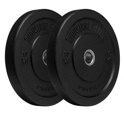 10KG Nitro Bumper Plates - Pair - Industrial Athletic