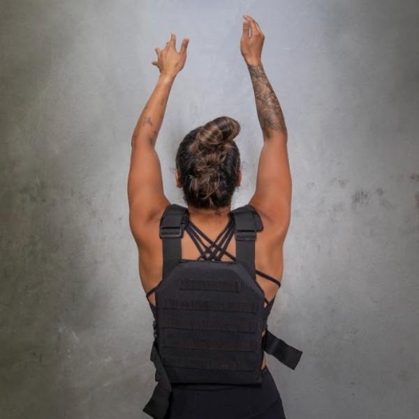 Compact Tactical Fitness Weight Vest +5KG Plates | Industrial Athletic