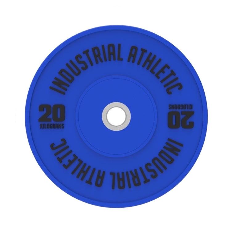 20kg HD Bumper Plates - Blue/Pair - Industrial Athletic