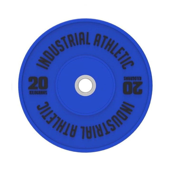 20kg HD Bumper Plates - Blue/Pair - Industrial Athletic