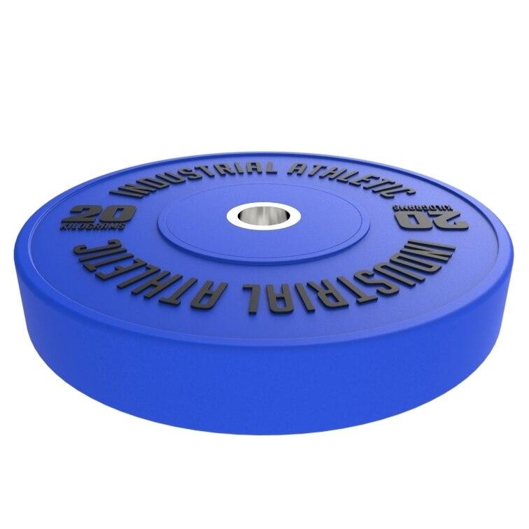 20kg HD Bumper Plates - Blue/Pair - Industrial Athletic