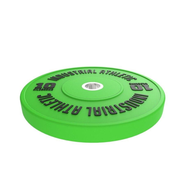 10kg HD Bumper Plates - Green/Pair - Industrial Athletic