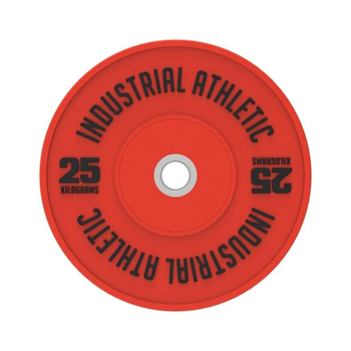 25kg HD Bumper Plates - Red/Pair - Industrial Athletic