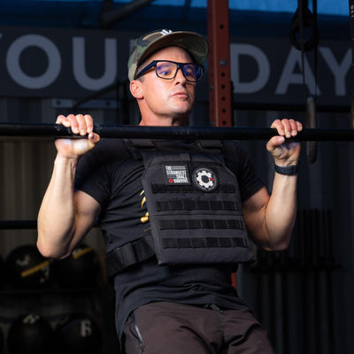 Compact Tactical Vest - Grey +5KG Plates - Industrial Athletic