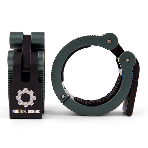 HD Barbell Collars Gunmetal/Black | Industrial Athletic