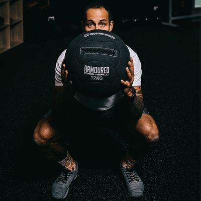 12kg Armoured Medicine Ball - Industrial Athletic