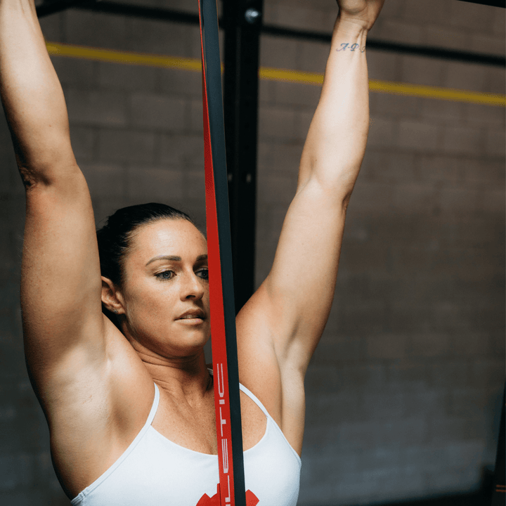 30mm Strength Band - Red/ Black - Industrial Athletic