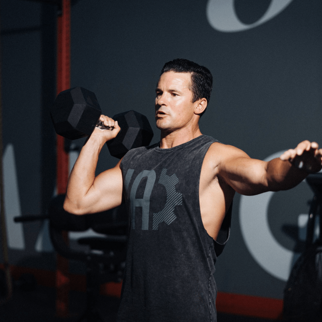 32.5kg HD Rubber Hex Dumbbell - Industrial Athletic