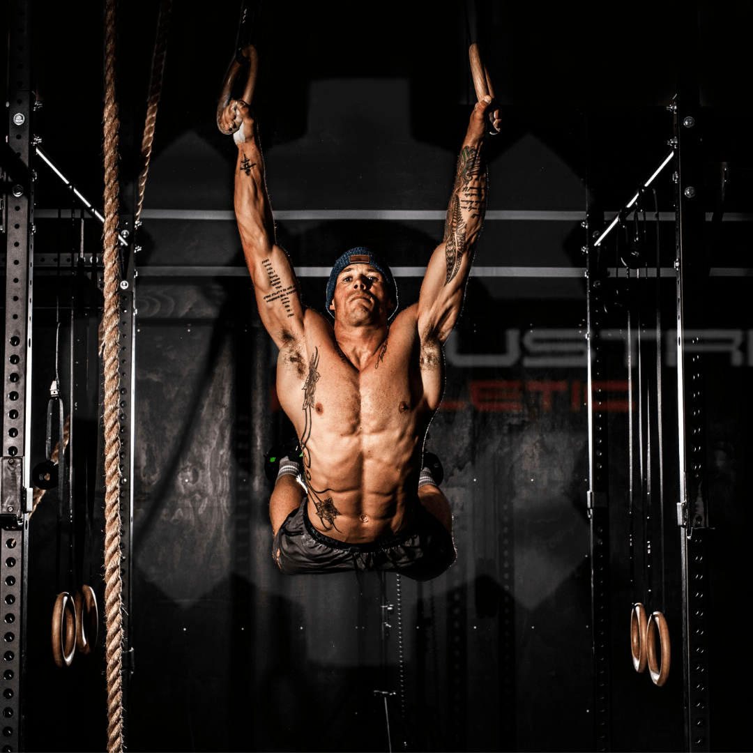 32mm Wooden Rings + Comp Straps - Industrial Athletic