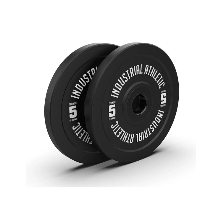 All Black LIMITED 5kg Podium Series Olympic Plates - Industrial Athletic