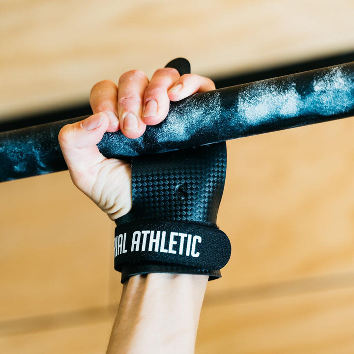 2 Finger Carbon Palm Guards - Industrial Athletic