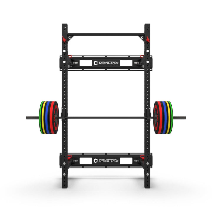 Industrial Athletic Fold Away Wall Mount Squat Rack