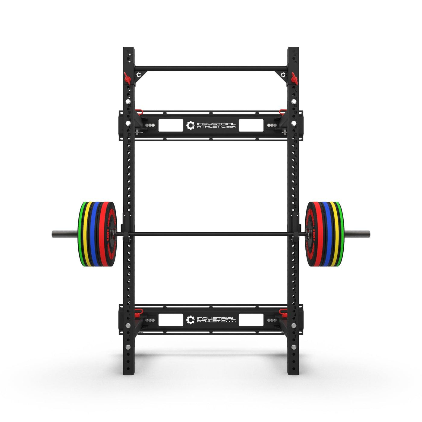 Industrial Athletic Fold Away Wall Mount Squat Rack