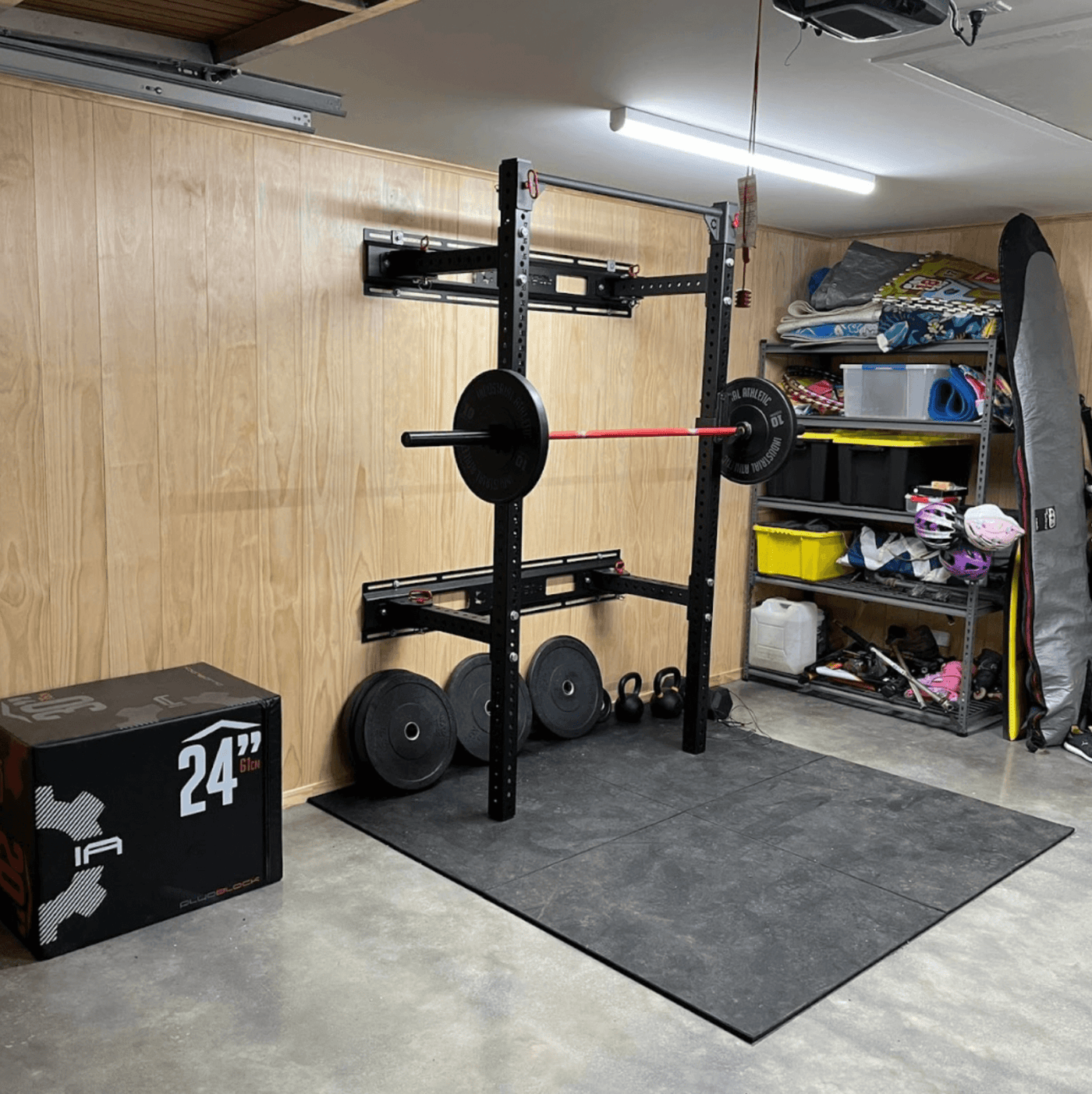 Industrial Athletic  FoldAway Squat Rack