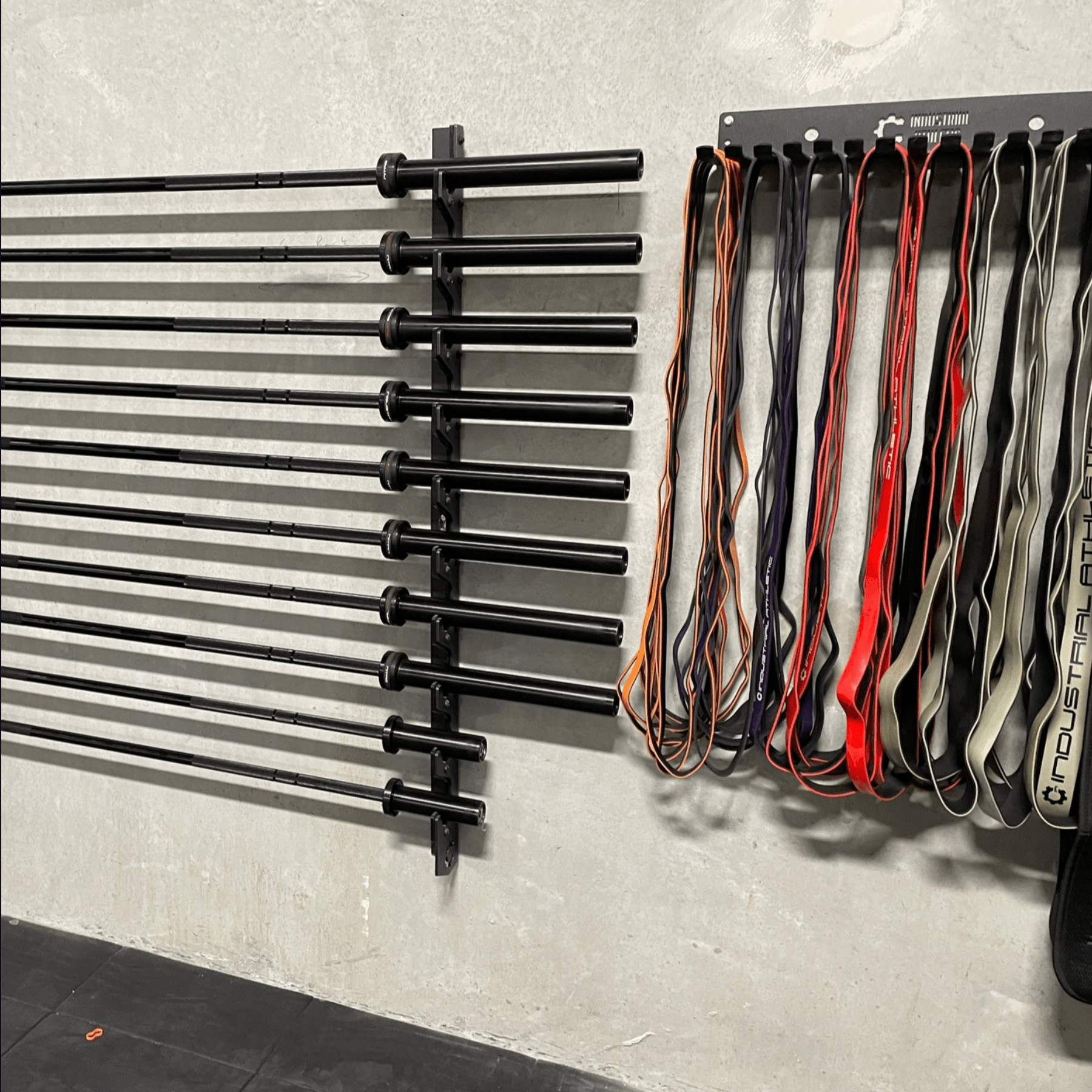 Barbell Rack Gun Rack Dimensions 10 Barbell Storage - Gun Rack | Industrial Athletic