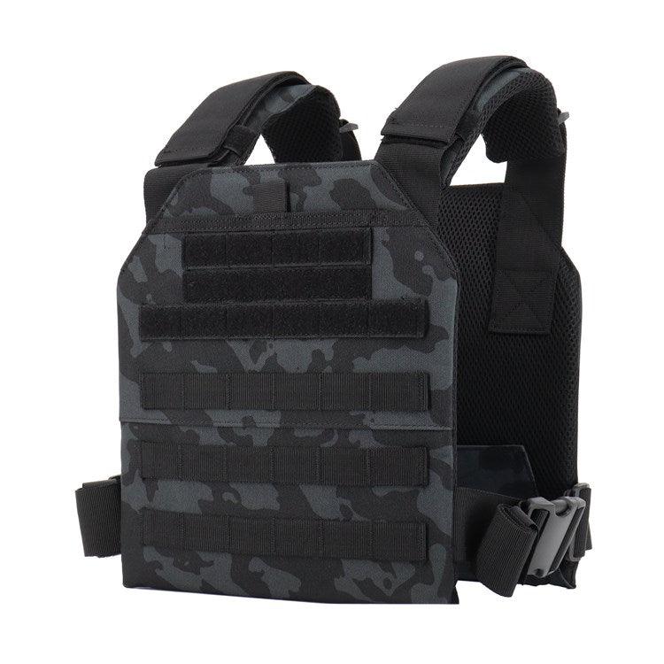 Compact Tactical Vest - Black Camo | Industrial Athletic