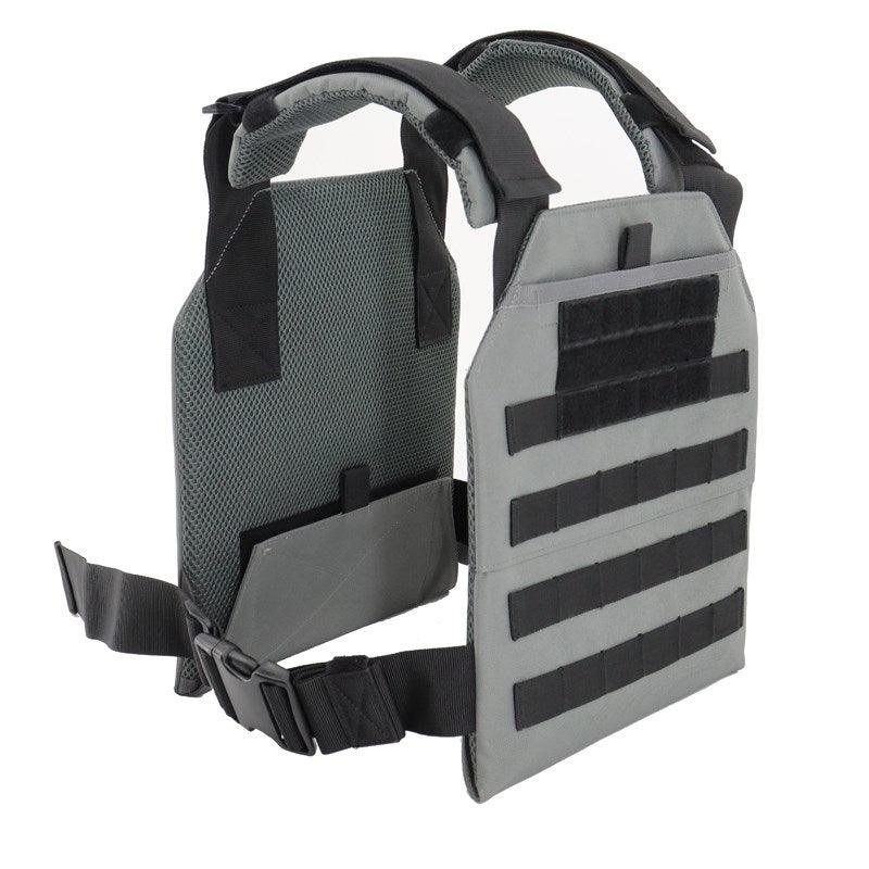 Compact Tactical Weight Vest - Grey | Industrial Athletic